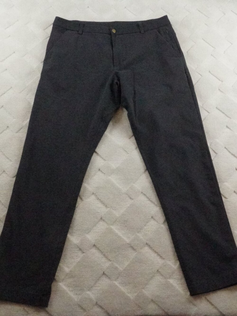 lululemon Commission Pant Mens 34x30 Classic Fit Chino Flat Front